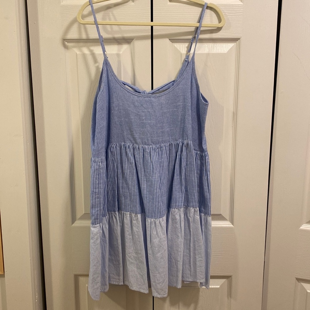Day&Night blue striped cotton sundress